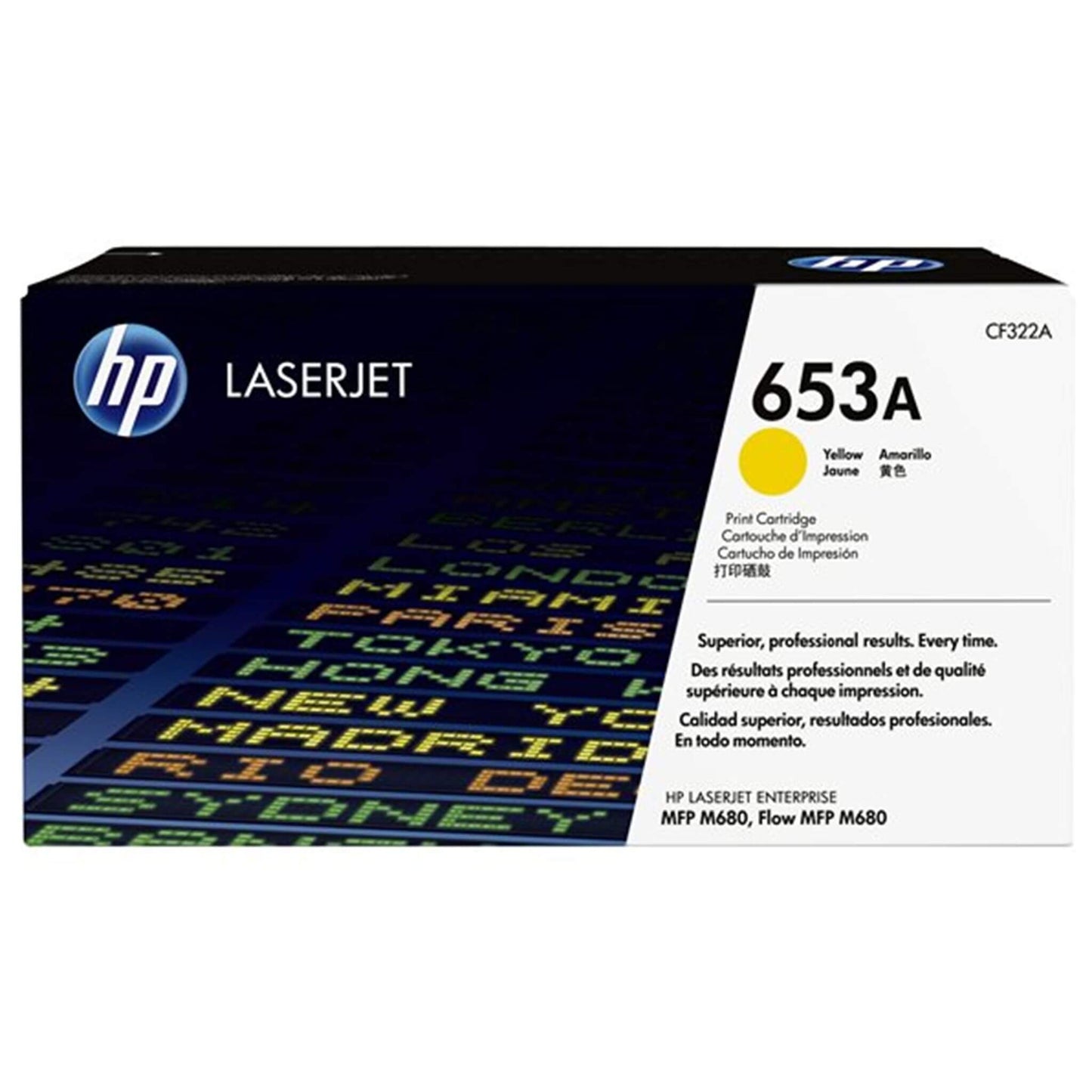 Keltainen värikasetti: HP CF322A (HP 653A) | Finink.com