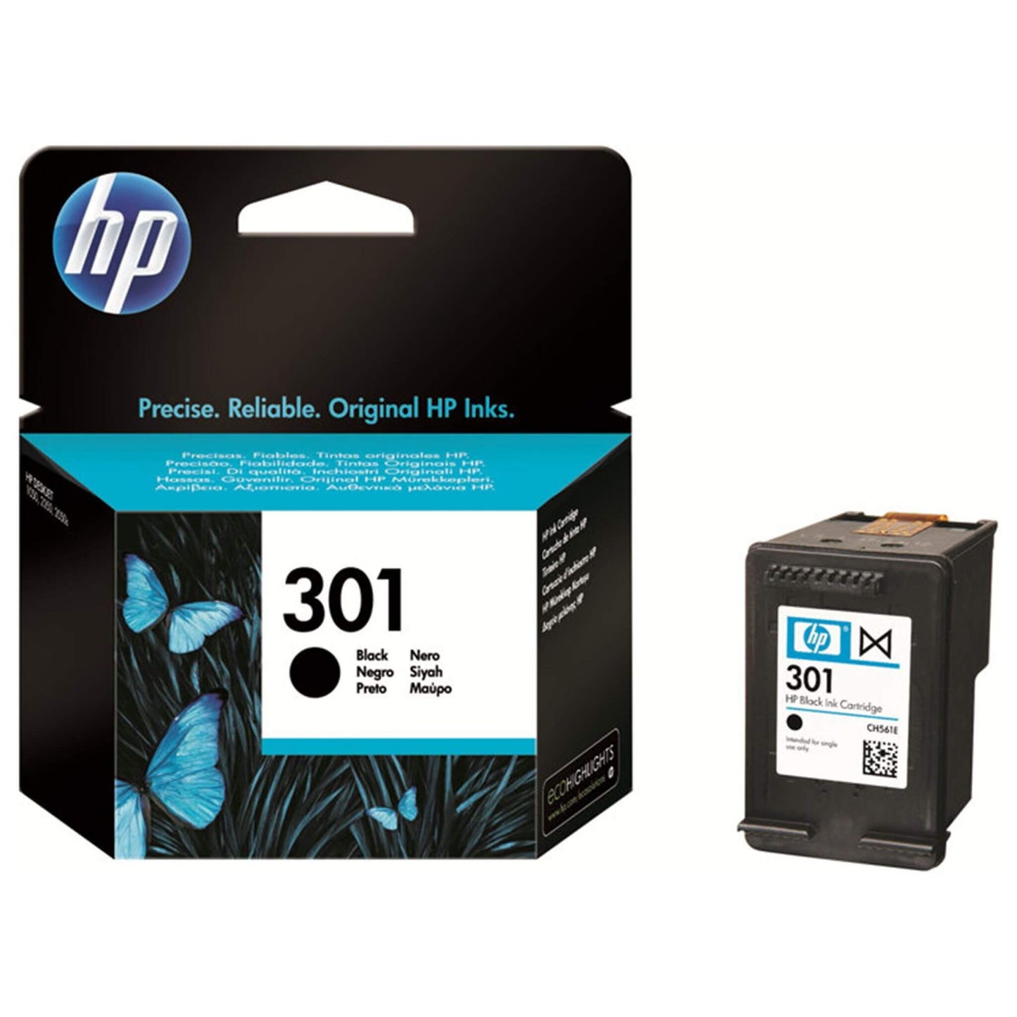 Musta mustekasetti: HP CH561EE (HP 301) | Finink.com