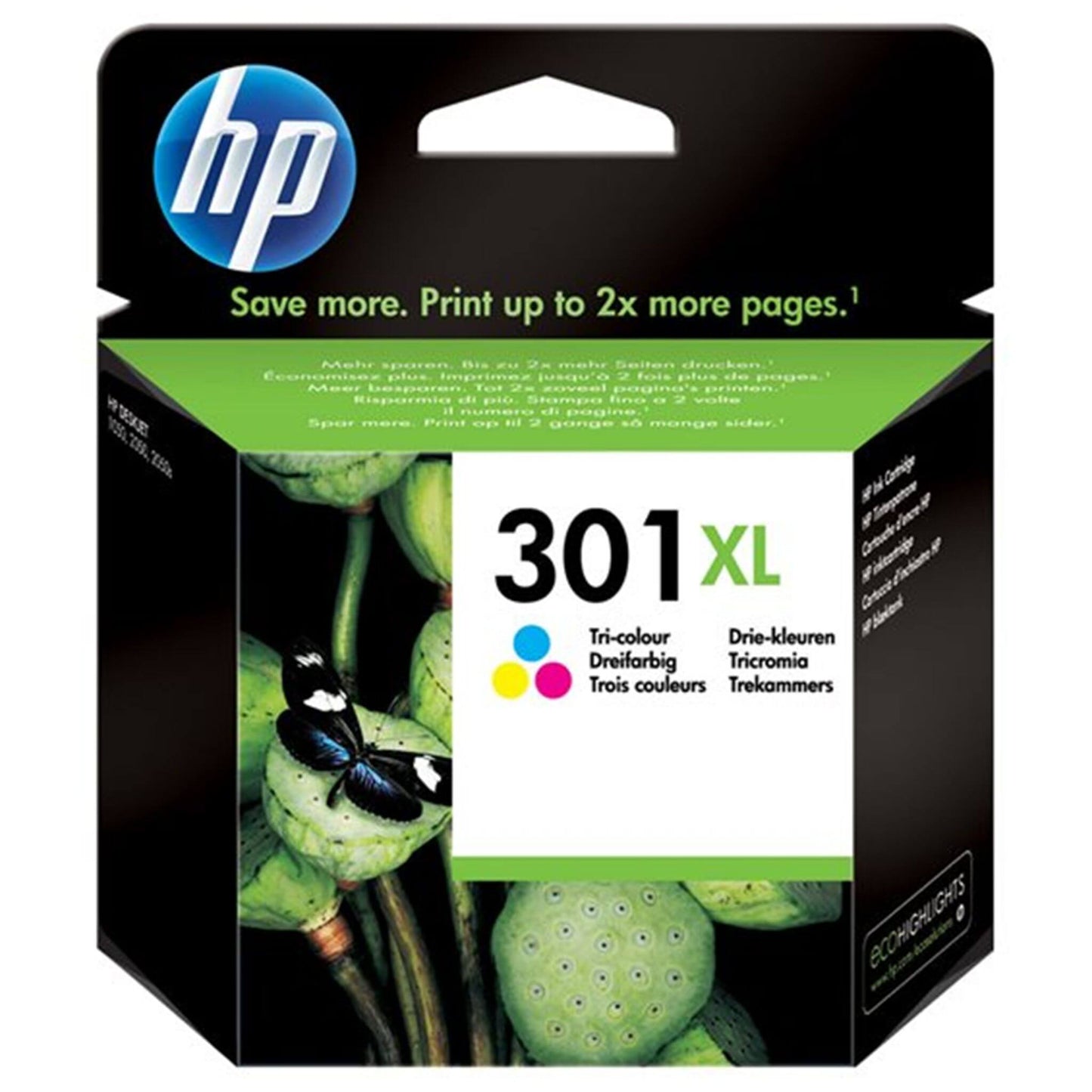 Kolmevärinen mustekasetti: HP CH564EE (HP 301XL) | Finink.com