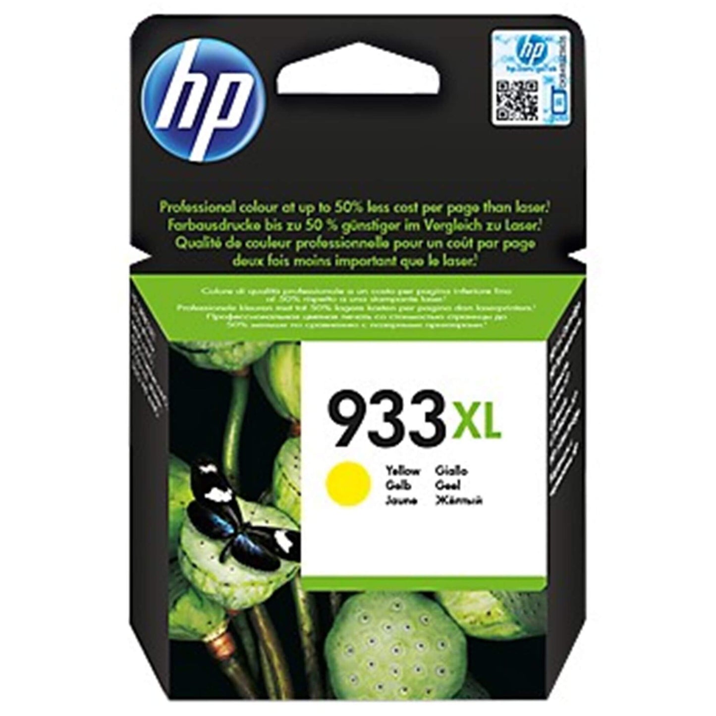 Keltainen mustepatruuna: HP CN056AE (HP 933XL) | Finink.com