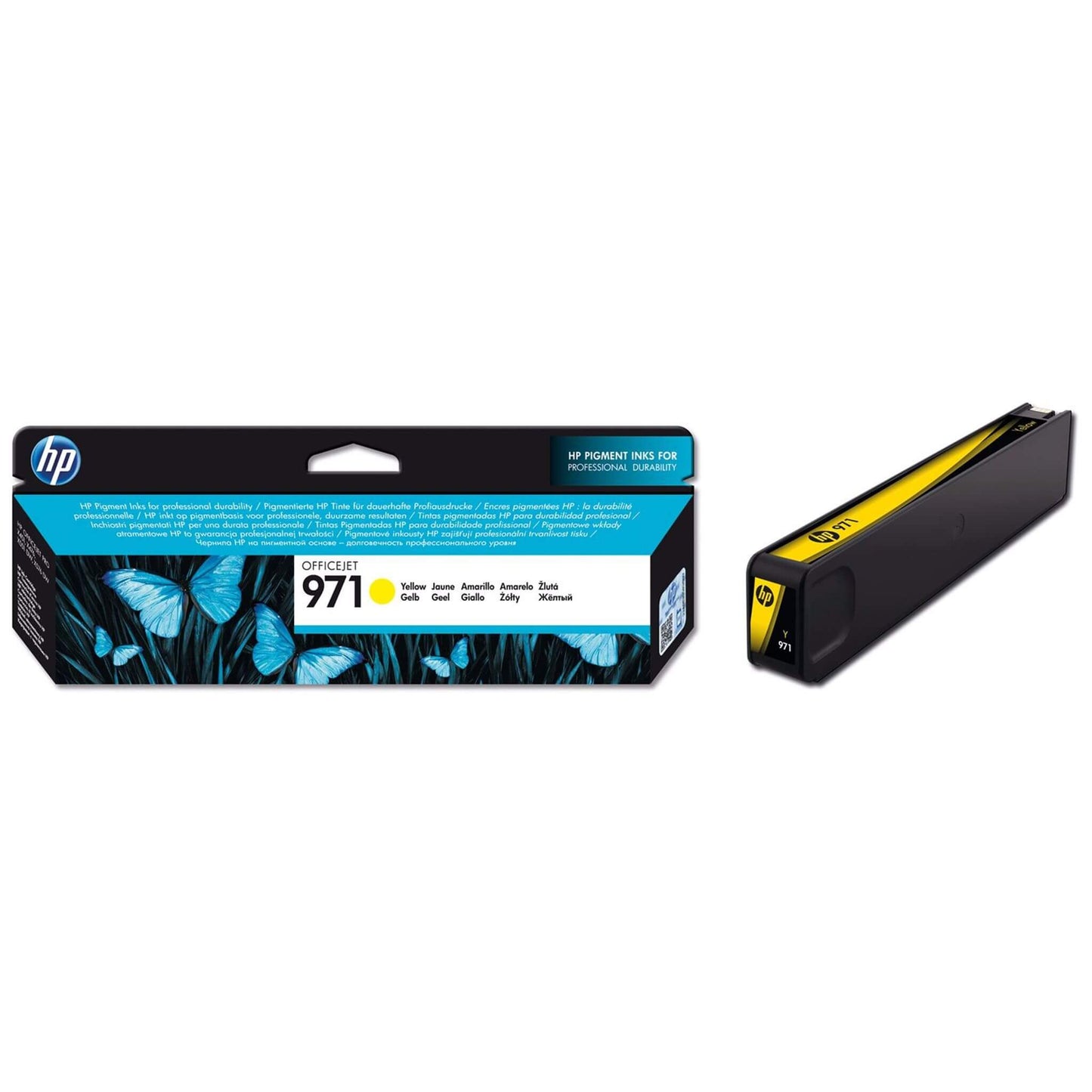Keltainen mustepatruuna: HP CN624AE (HP 971) | Finink.com