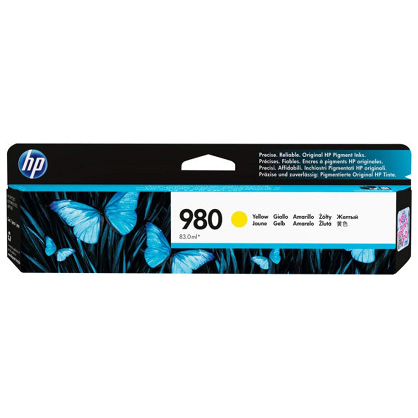 Keltainen mustepatruuna: HP D8J09A (HP 980) | Finink.com