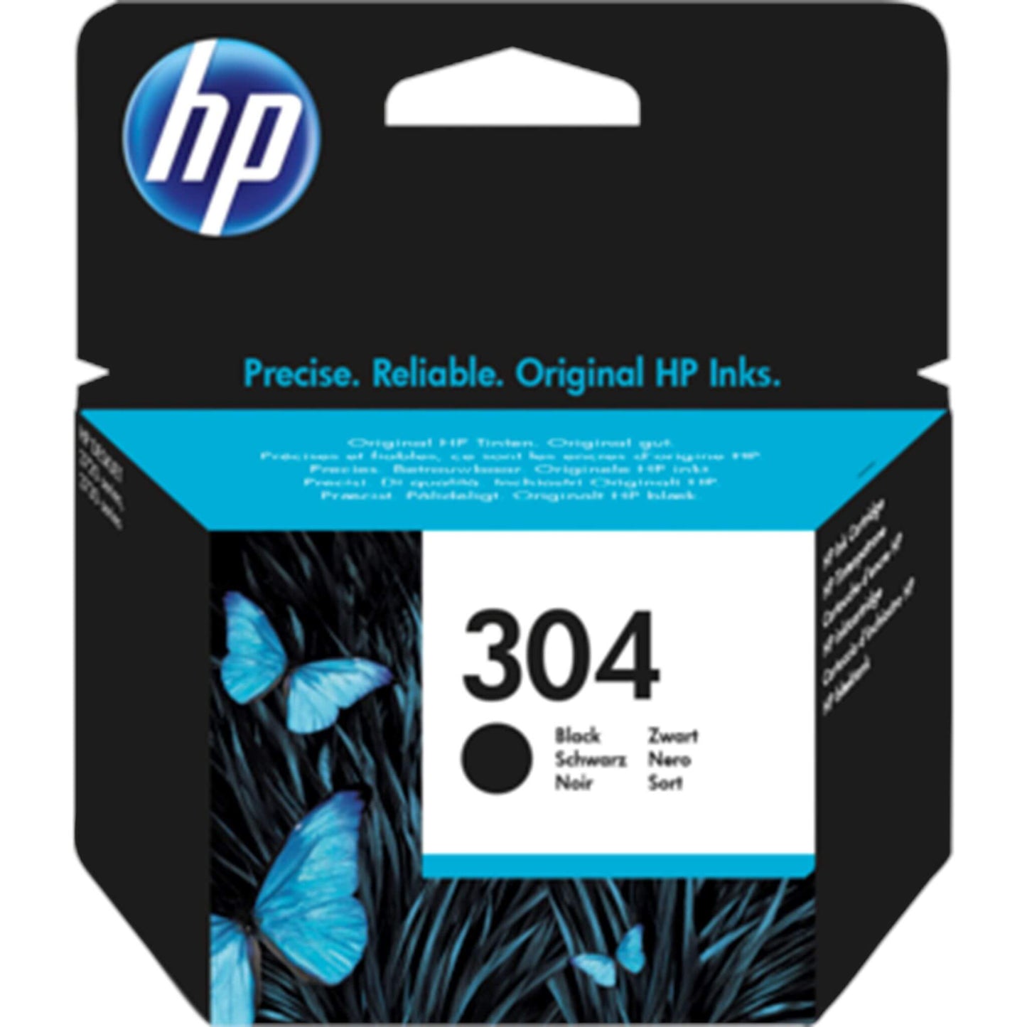 Musta mustepatruuna: HP N9K06AE (HP 304) | Finink.com