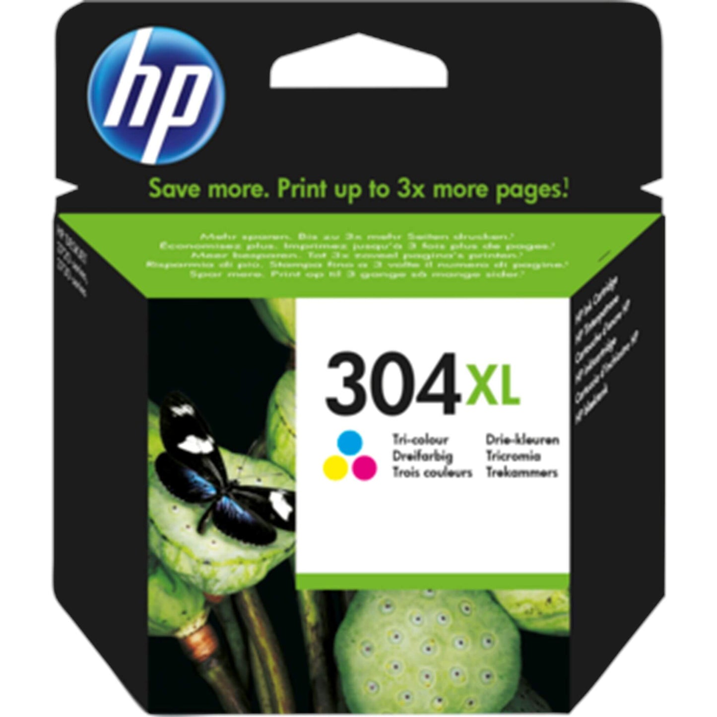 Kolmivärinen mustepatruuna: HP N9K07AE (HP 304XL) | Finink.com