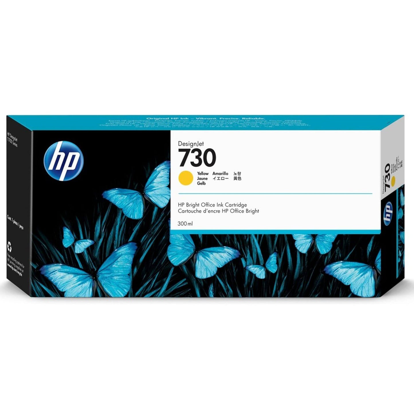 Keltainen mustepatruuna: HP P2V70A (730) | Finink.com