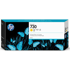 Keltainen mustepatruuna: HP P2V70A (HP 730)