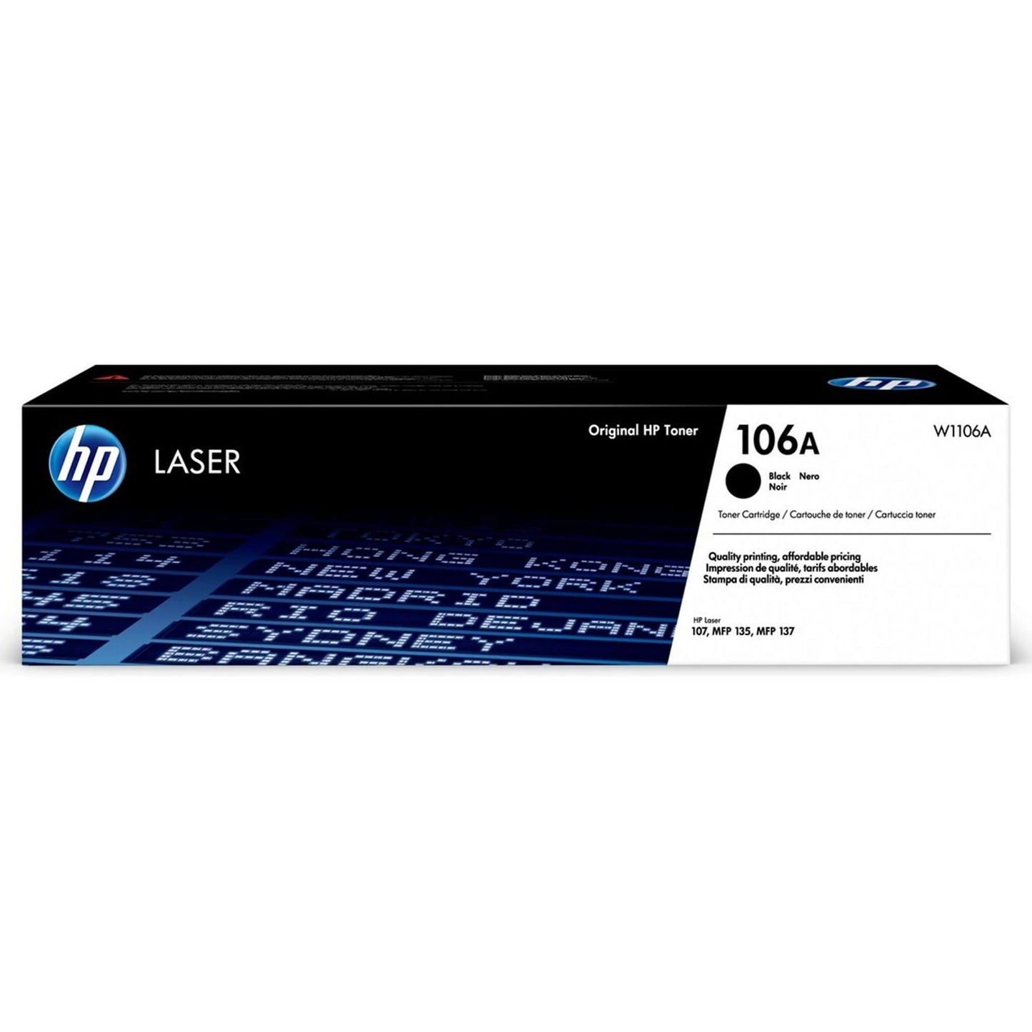 Musta värikasetti: HP W1106A (106A) | Finink.com