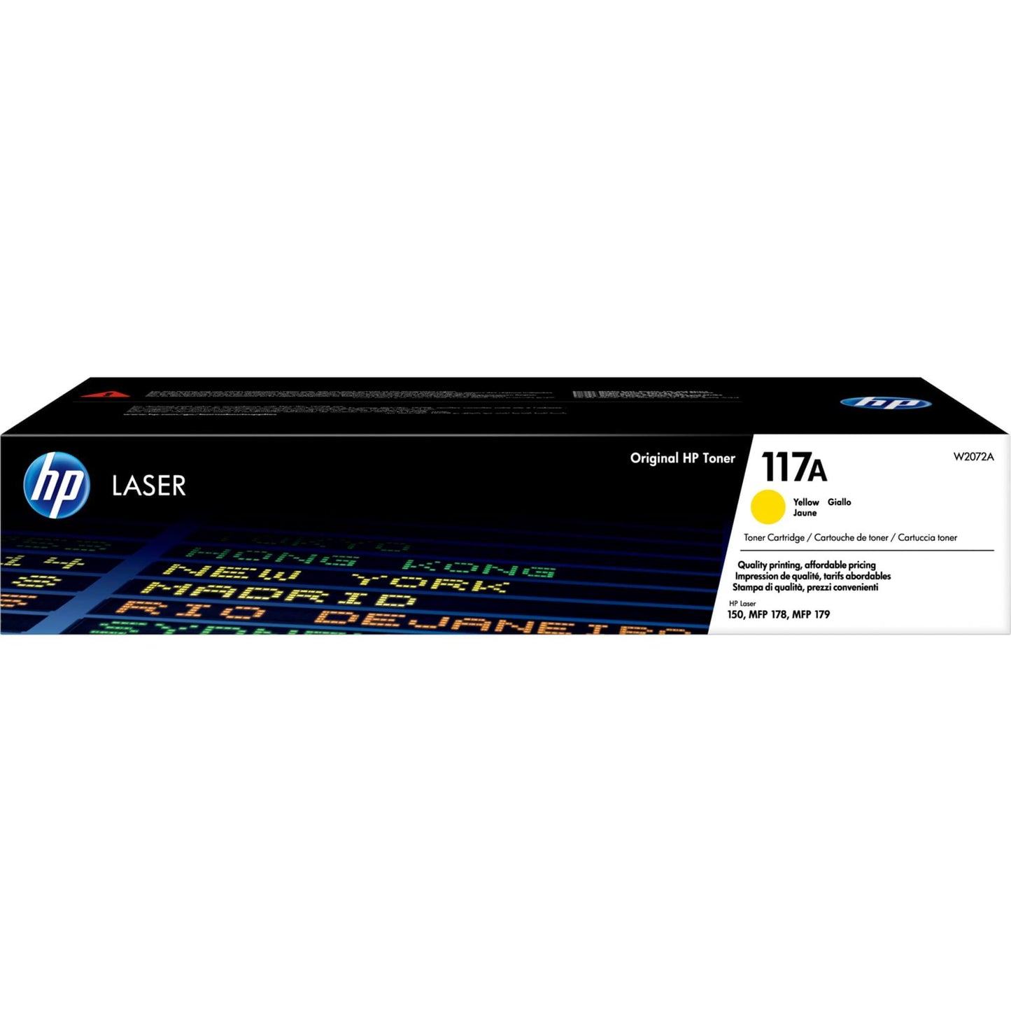 Keltainen värikasetti: HP W2072A (117A) | Finink.com