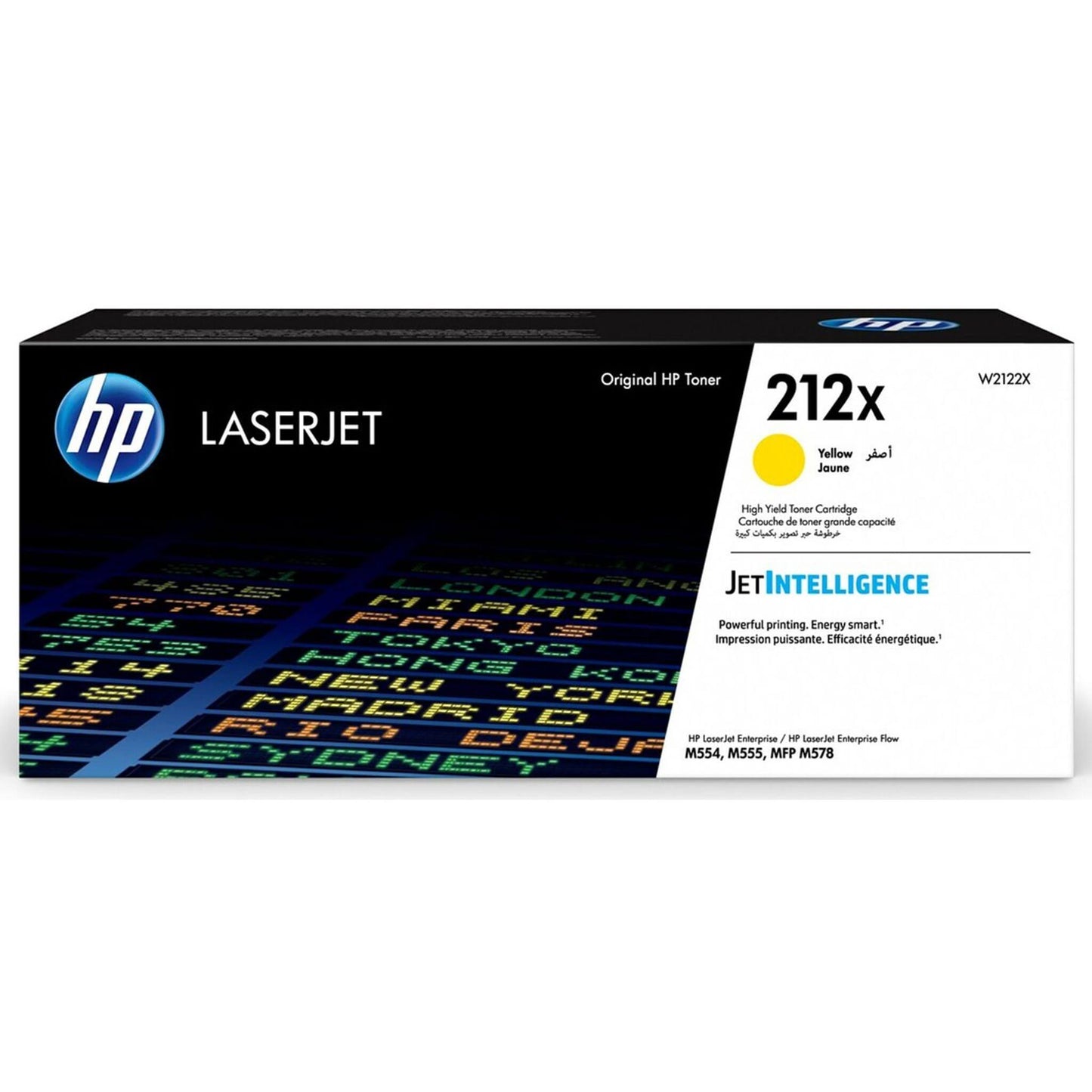 Keltainen värikasetti: HP W2122X (212X) | Finink.com