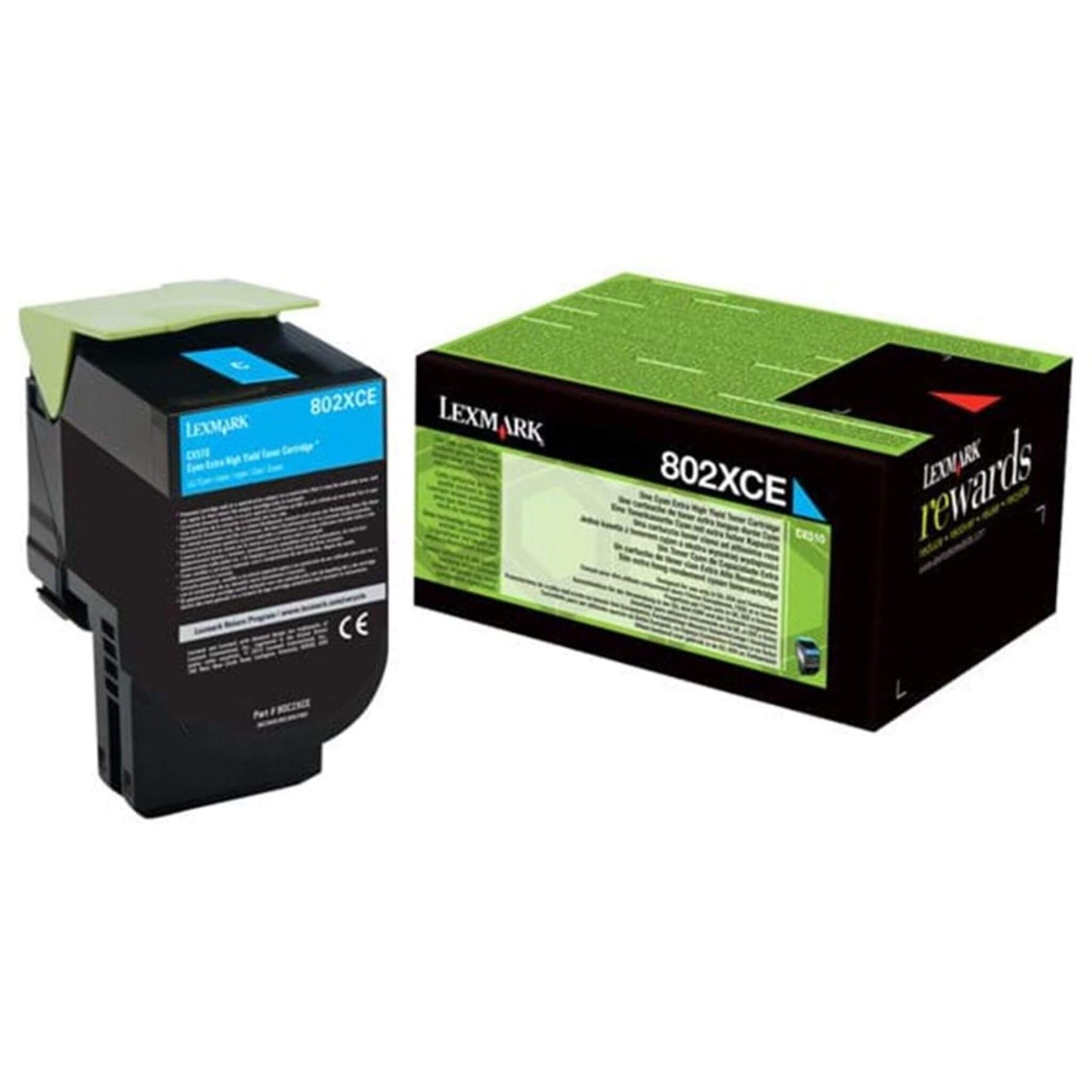 Cyan värikasetti: Lexmark 80C2XCE | Finink.com