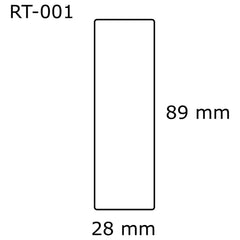 Pieni osoitetarra, korvaa Dymo 99010 - RT-001