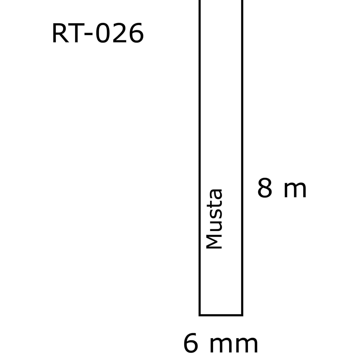 Laminoitu tarranauha, korvaa Brother TZe-211 | Finink.com