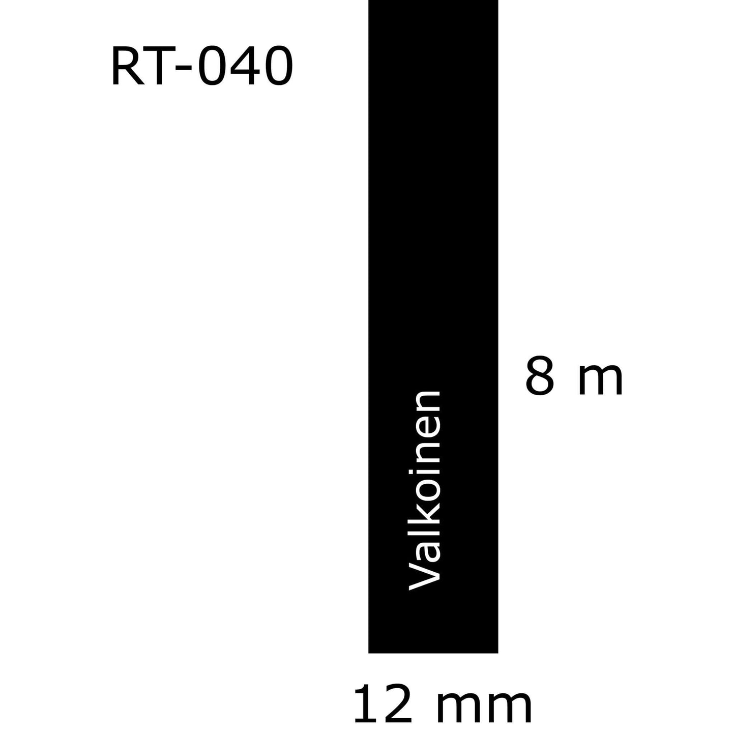 Laminoitu tarranauha, korvaa Brother TZe-335 | Finink.com