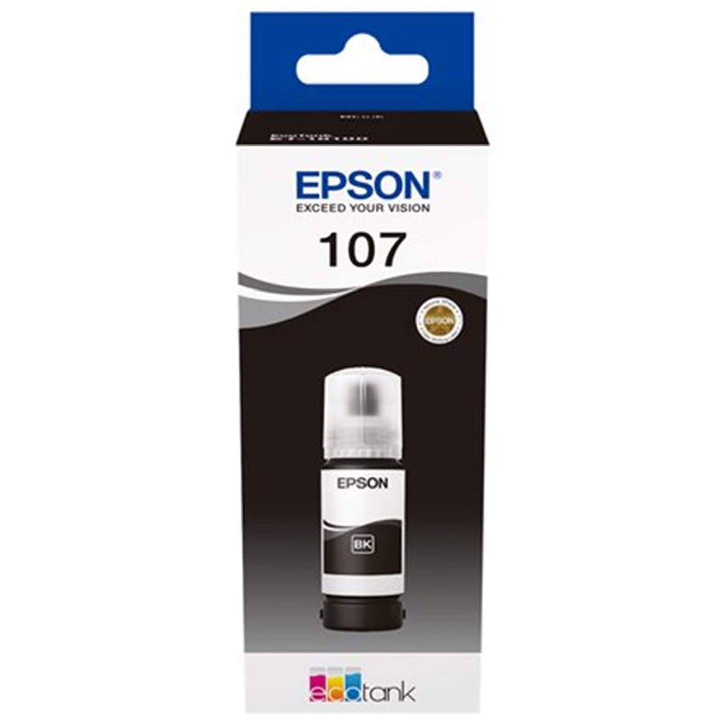 Epson 107 musta mustepullo (T09B140)