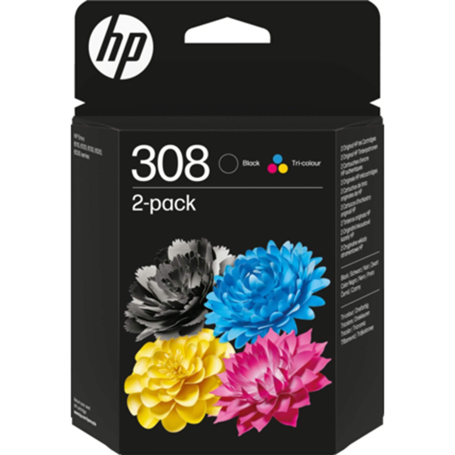 HP 308 multipakkaus 7FP21UE/7FP20UE (6L6S6UE)