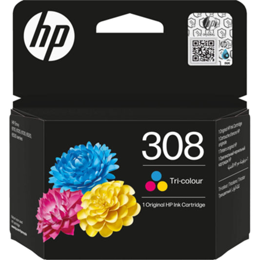 HP 308 kolmevärinen mustekasetti (7FP20UE)
