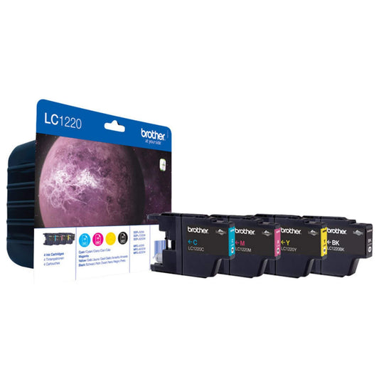 Multipakkaus neljä väriä: Brother LC1220VALBPDR | Finink.com