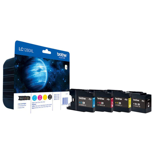 Neljän XL värin kasettisarja: Brother LC1280XL Value Pack | Finink.com