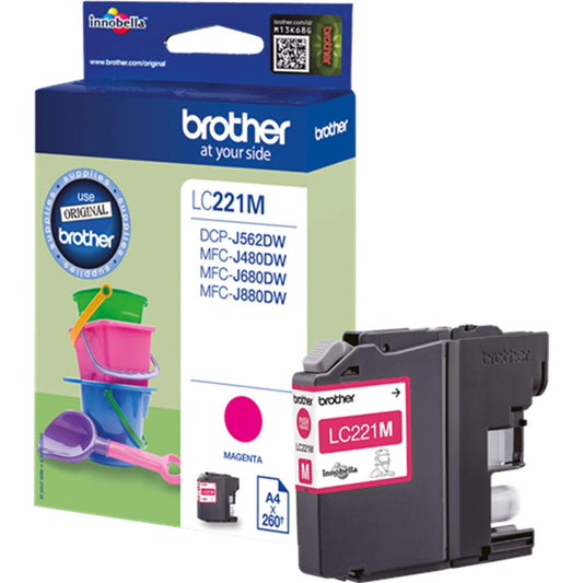 Magenta mustepatruuna: Brother LC221M | Finink.com
