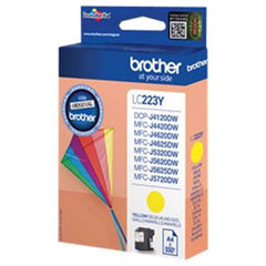 Keltainen mustekasetti: Brother LC223Y