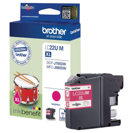 Magenta mustepatruuna: Brother LC22UM XL | Finink.com