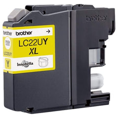 Keltainen mustepatruuna: Brother LC22UY XL