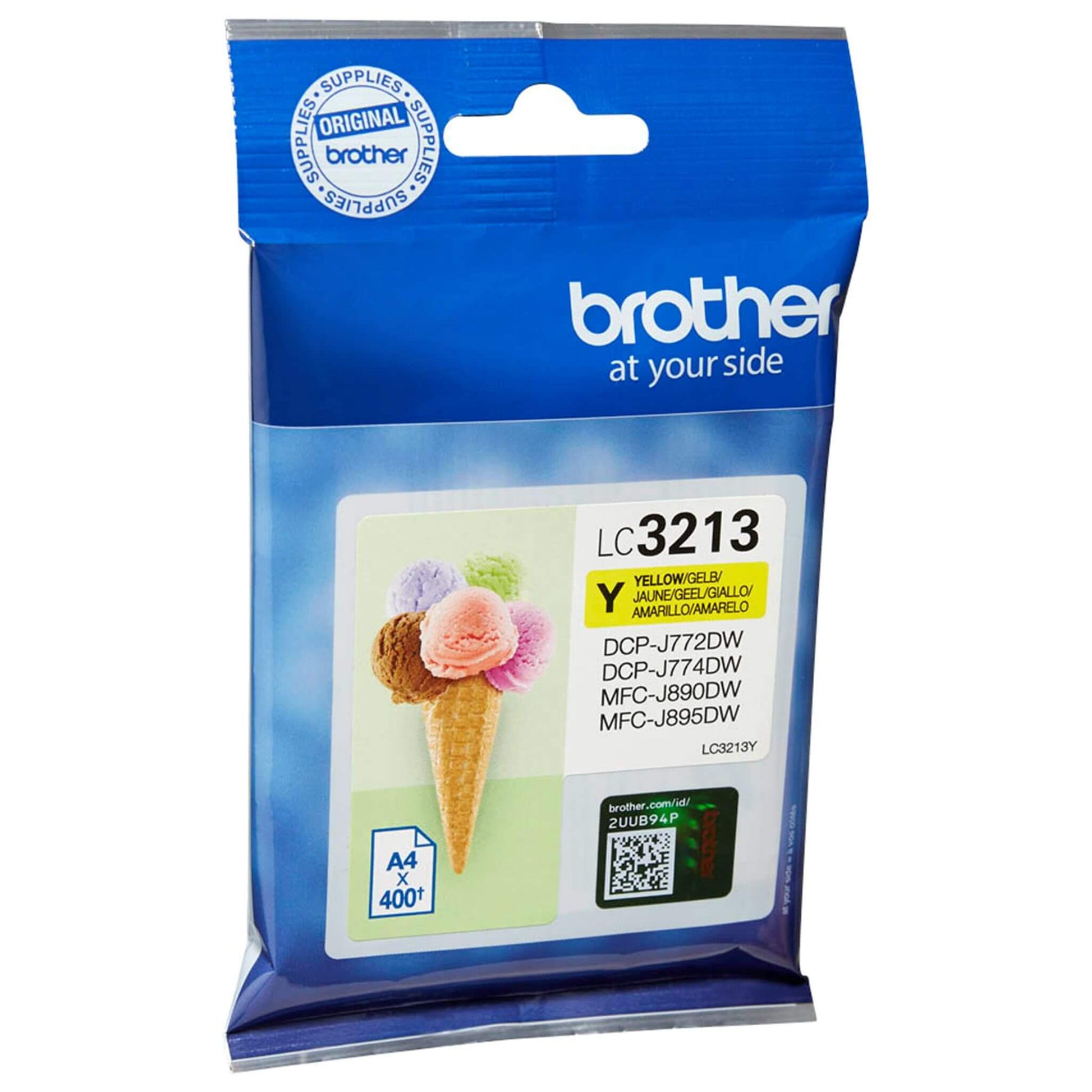 Keltainen mustepatruuna: Brother LC3213Y | Finink.com