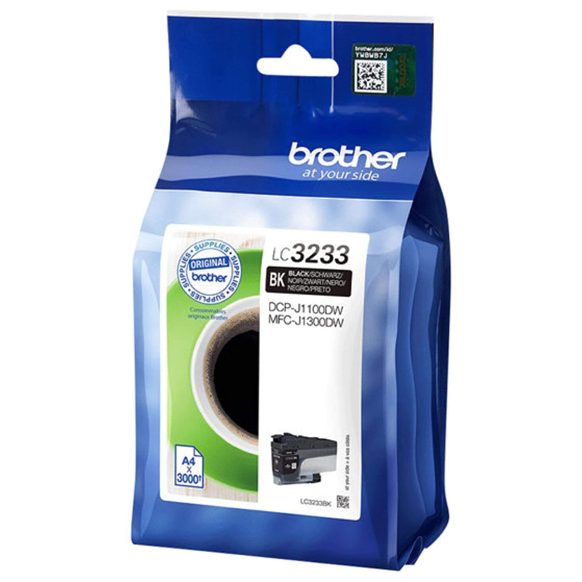 Musta mustekasetti: Brother LC3233BK | Finink.com
