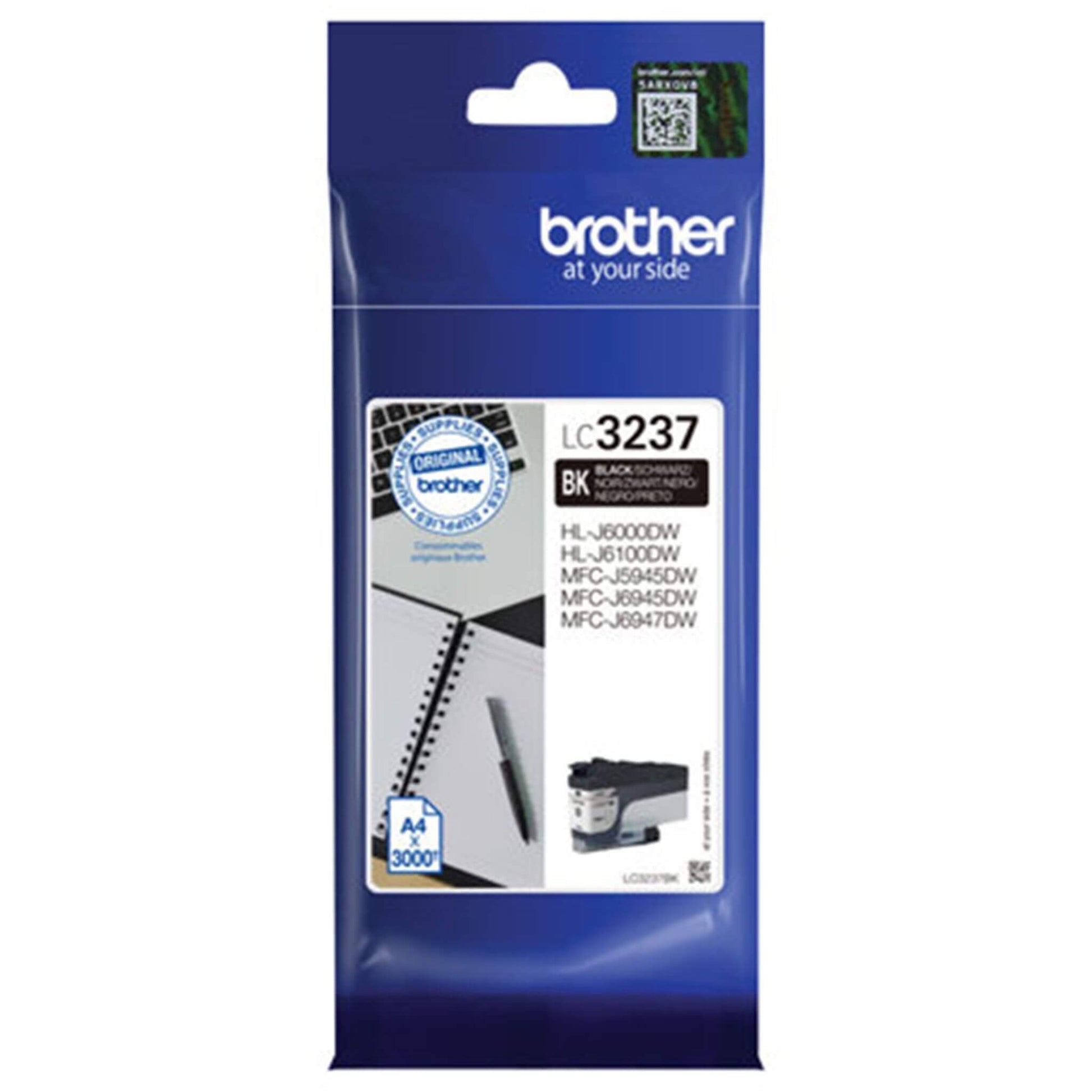 Musta mustepatruuna: Brother LC3237BK | Finink.com