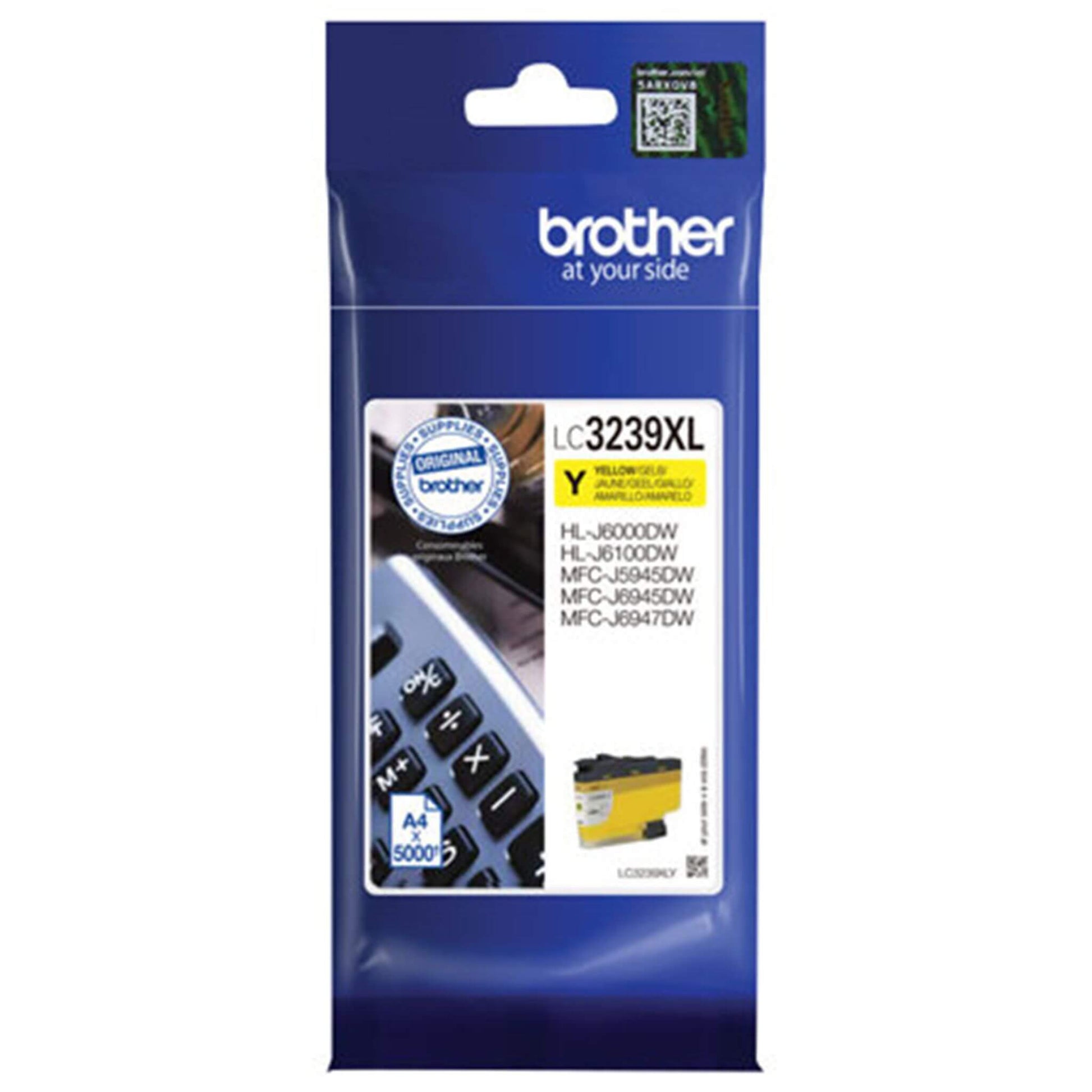 Keltainen mustepatruuna: Brother LC3239XLY | Finink.com