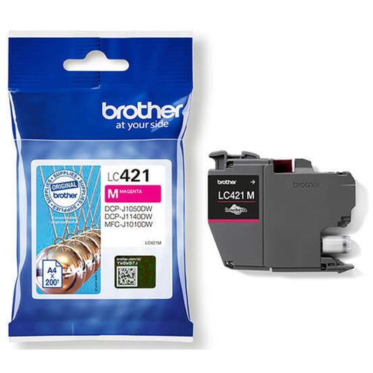 Magenta mustekasetti: Brother LC421M | Finink.com