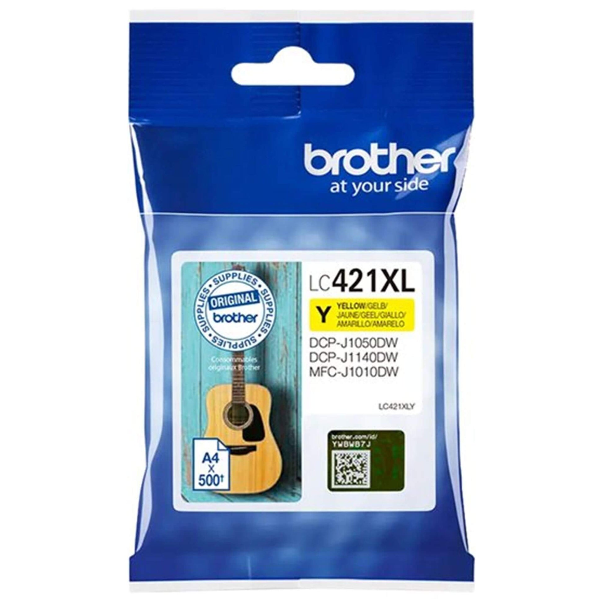 Keltainen mustekasetti: Brother LC421XLY | Finink.com