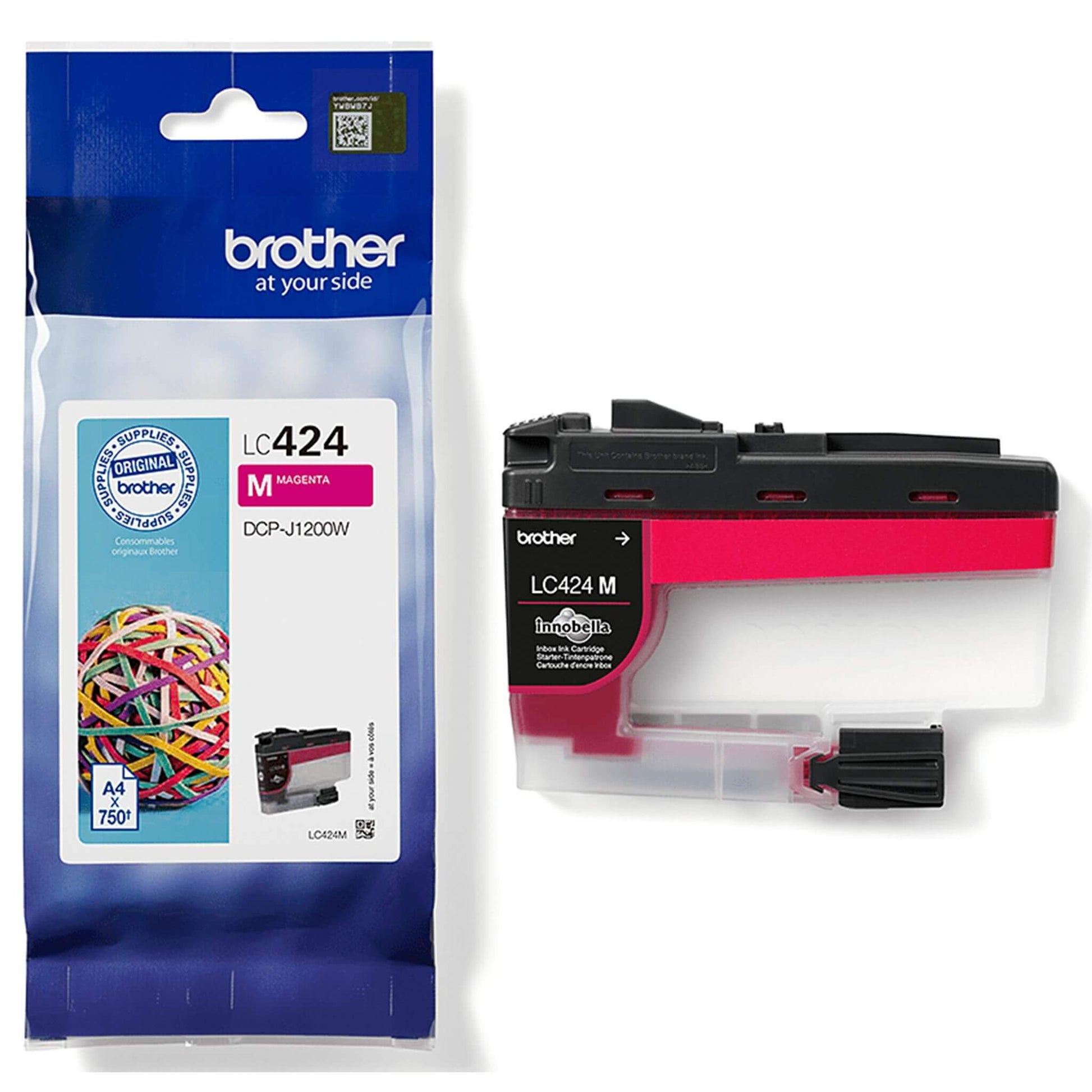 Magenta mustekasetti: Brother LC424M | Finink.com