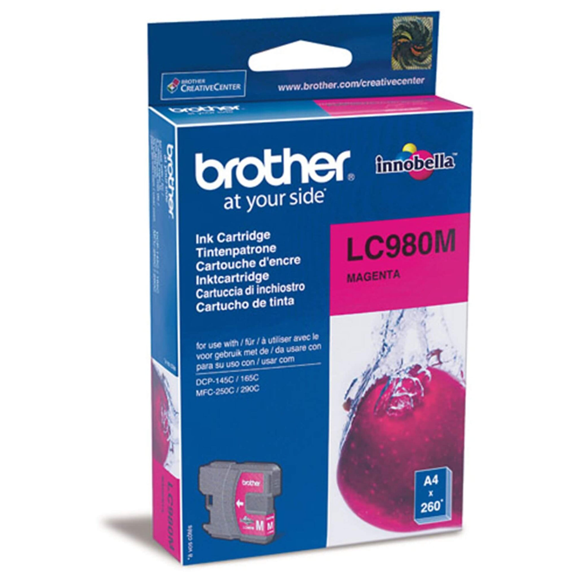 Magenta mustepatruuna: Brother LC980M  | Finink.com
