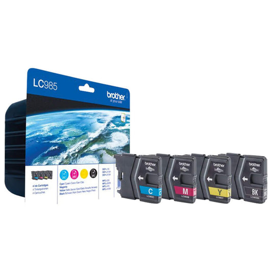 Multipakkaus neljä väriä: Brother LC985VALBPDR | Finink.com