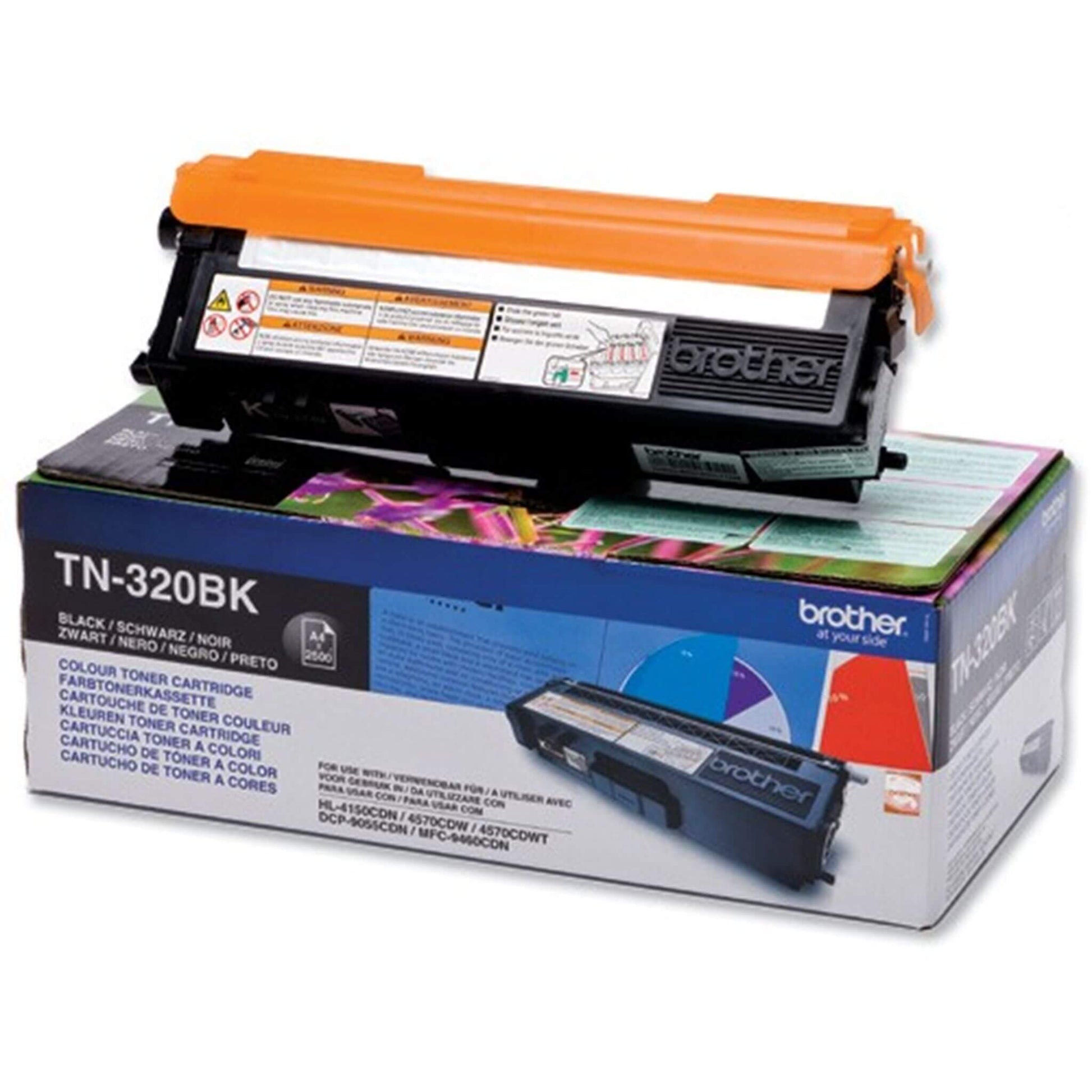 Musta värikasetti: Brother TN320BK | Finink.com
