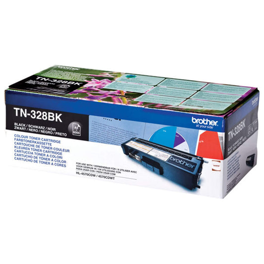Musta värikasetti: Brother TN328BK | Finink.com