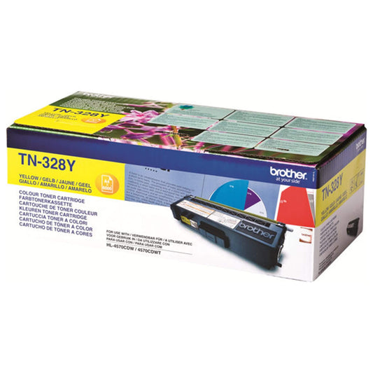 Keltainen värikasetti: Brother TN328Y | Finink.com