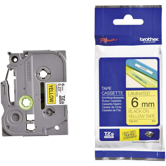 Laminoitu tarranauha Brother TZE611 | Finink.com
