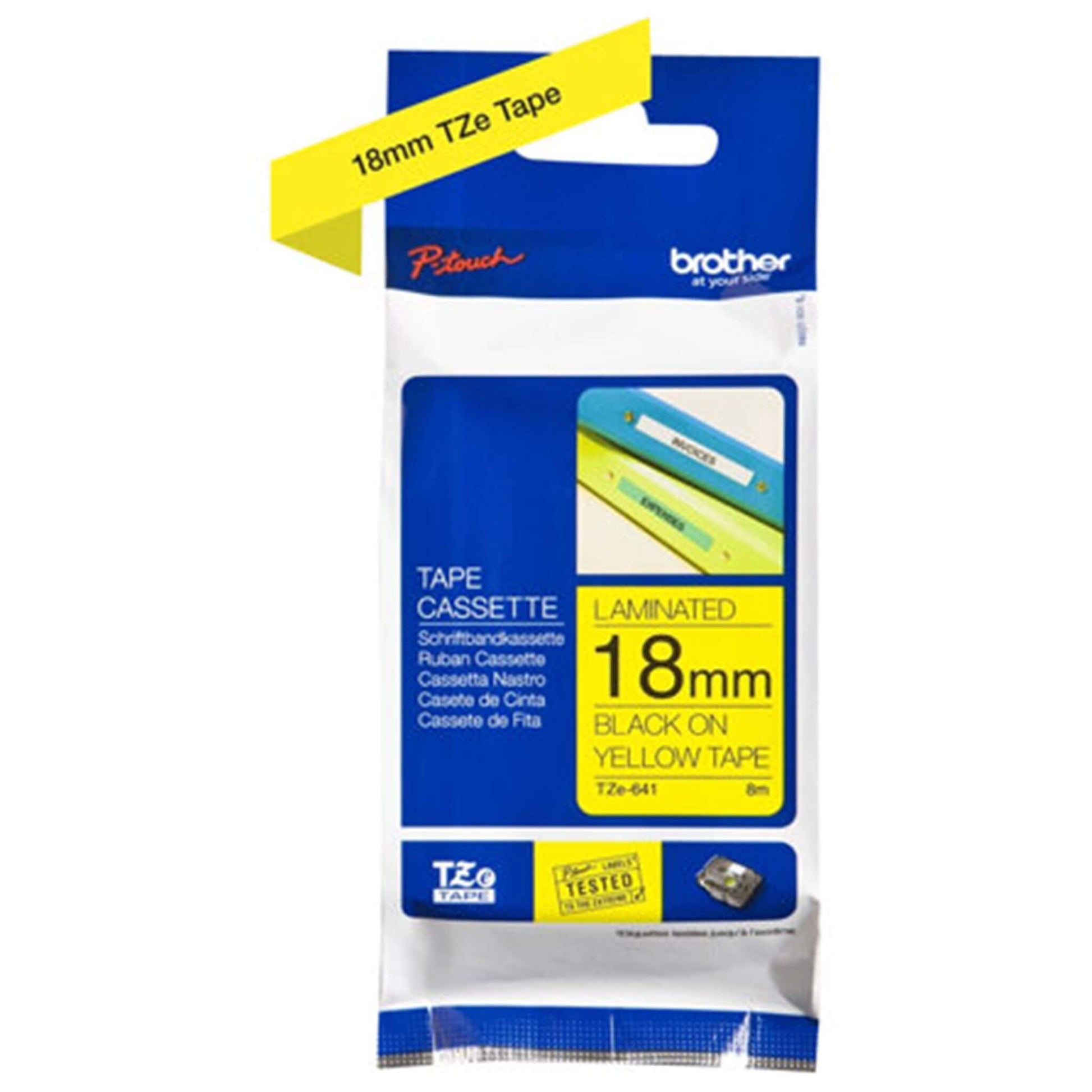 Laminoitu tarranauha Brother TZe641 | Finink.com