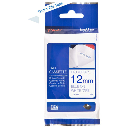 Silitettävä tarranauha 12 mm Brother TZEFA3 | Finink.com
