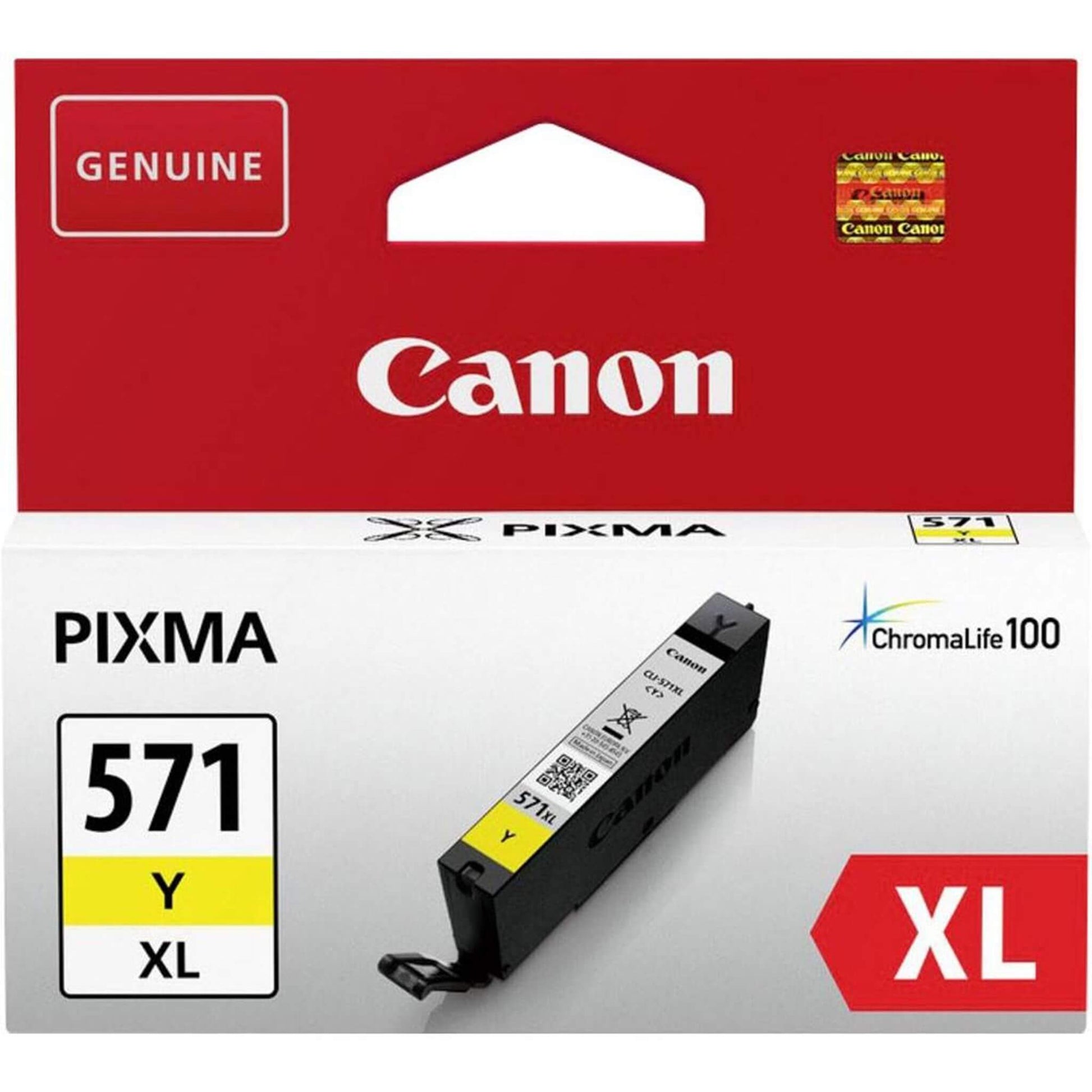 Keltainen mustepatruuna: Canon CLI-571Y XL | Finink.com