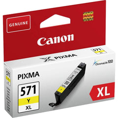 Keltainen mustepatruuna: Canon CLI-571Y XL