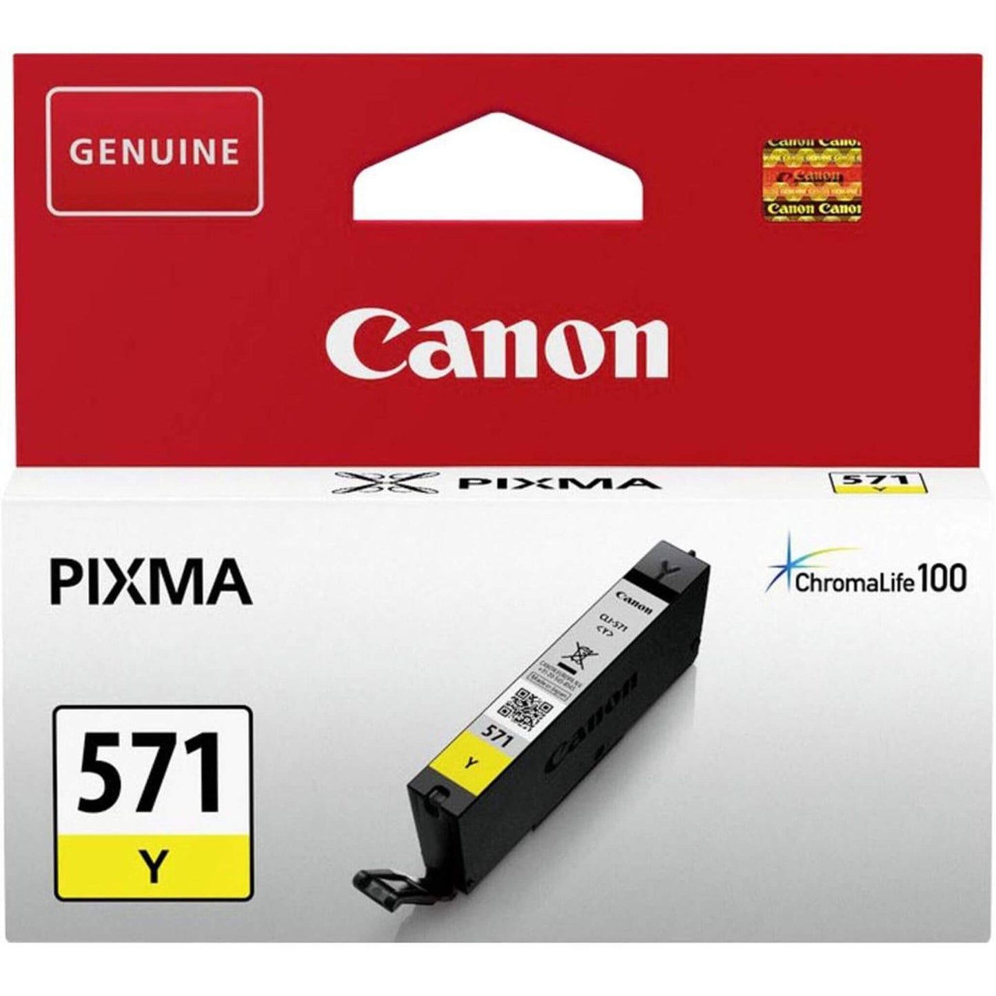 Keltainen mustepatruuna: Canon CLI-571Y | Finink.com