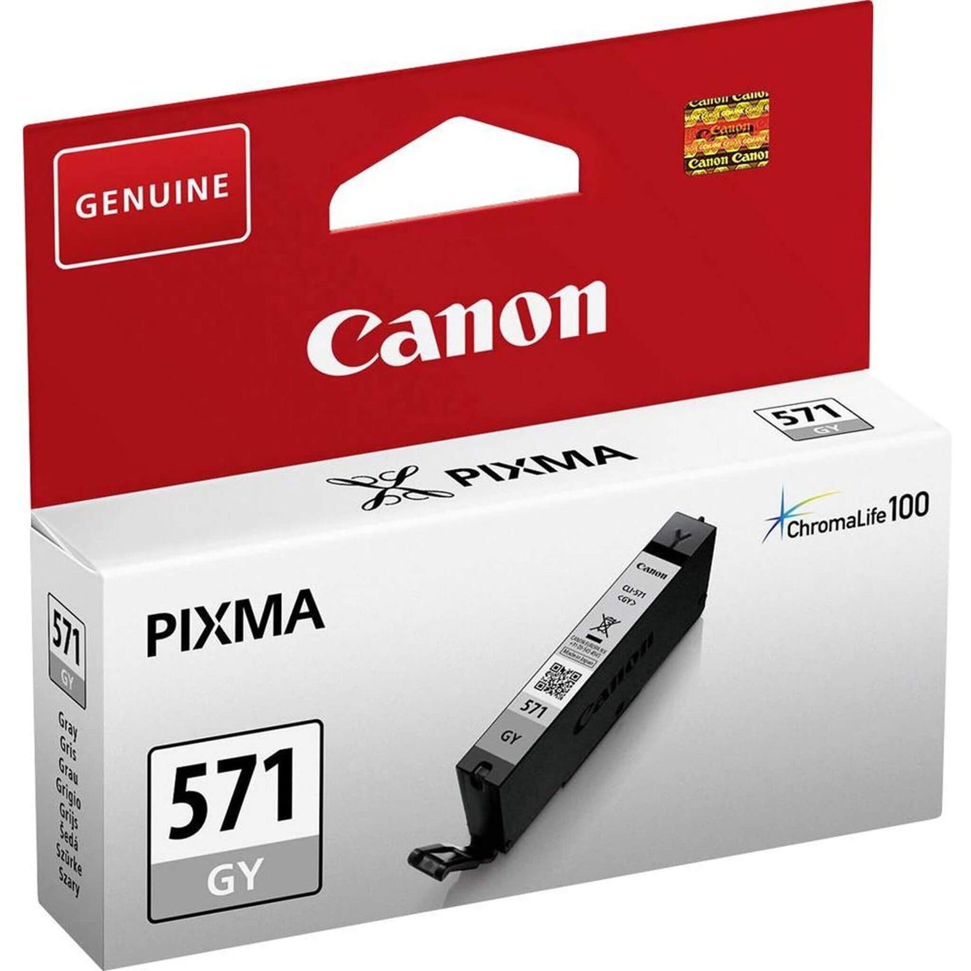 Harmaa mustepatruuna: Canon CLI-571GY | Finink.com