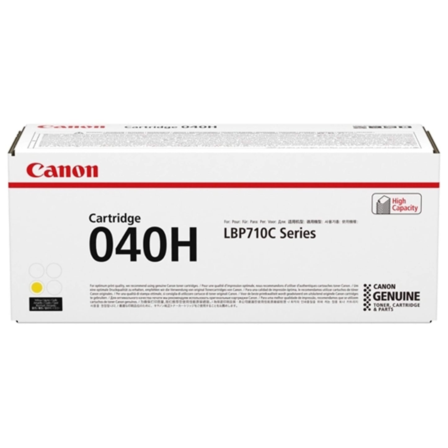 Keltainen värikasetti: Canon 0455C001 (040H) | Finink.com
