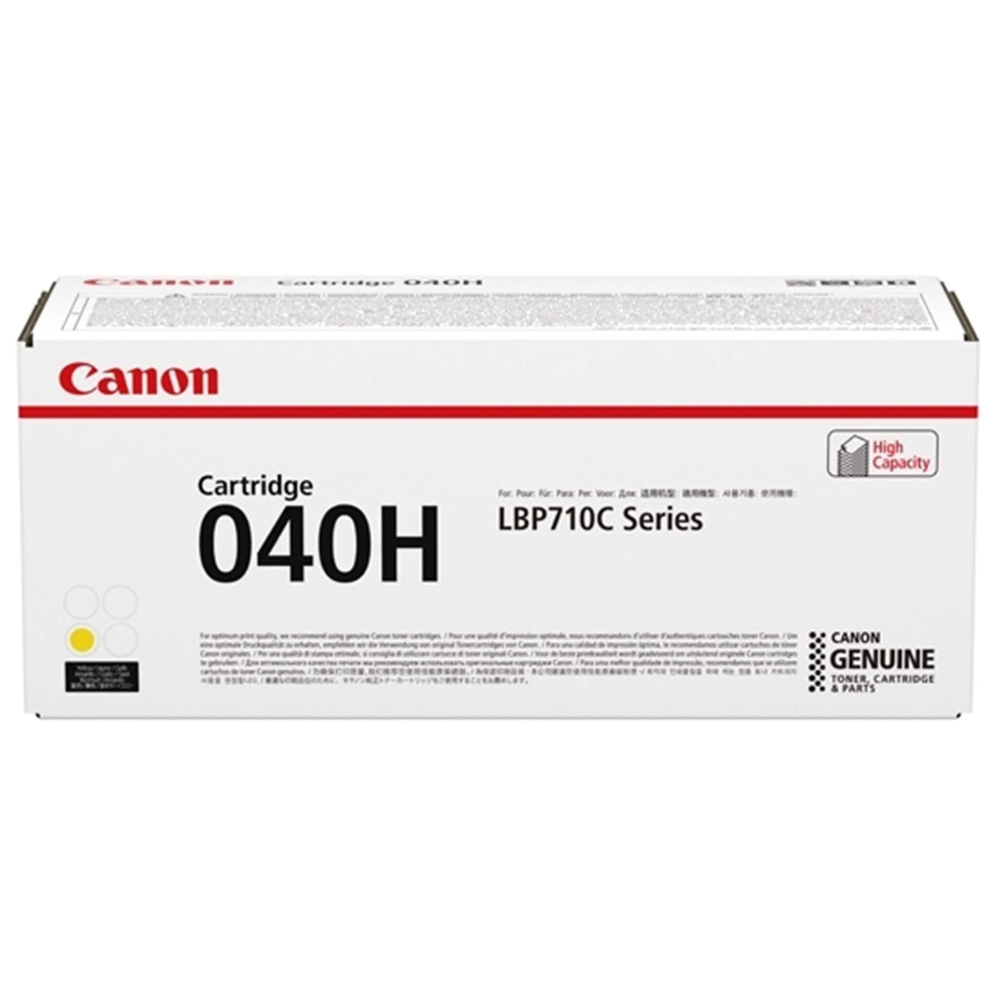 Keltainen värikasetti: Canon 0455C001 (040H) | Finink.com