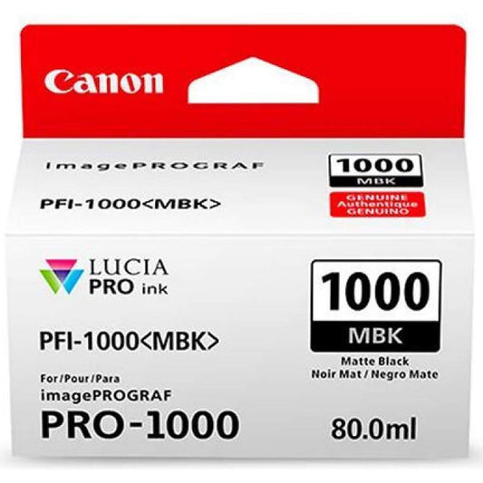 Matta musta mustepatruuna: Canon 0545C001 (PFI-1000 MBK) | Finink.com