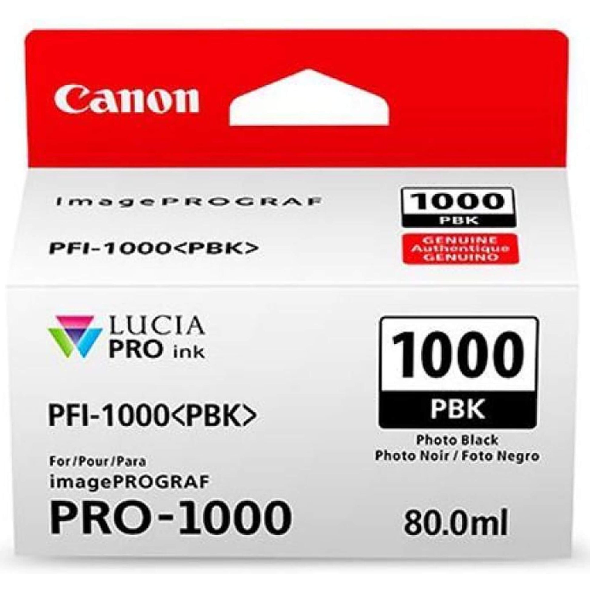 Photo musta mustepatruuna: Canon 0546C001 (PFI-1000 PBK) | Finink.com