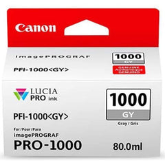 Harmaa mustepatruuna: Canon 0552C001 (PFI-1000 GY)